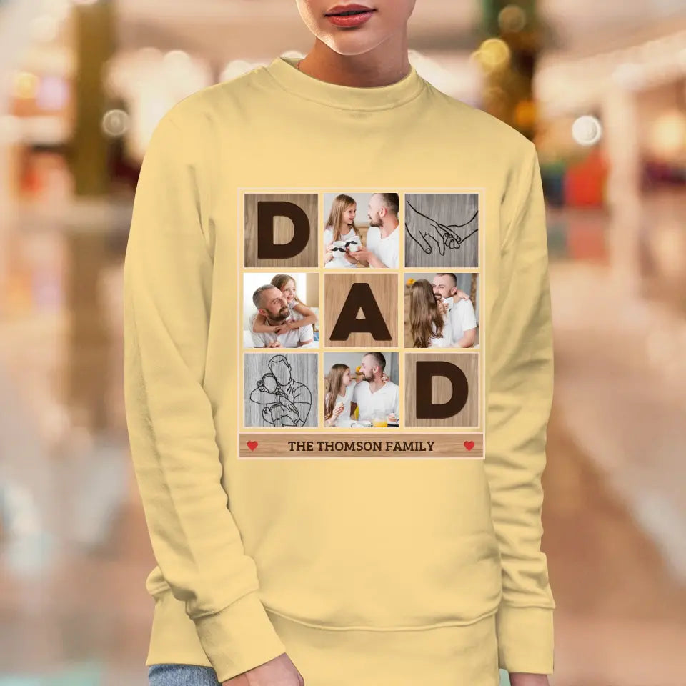 Hold This And Consider It A Big Hug - Personalized Gifts For Dad - Unisex Sweater