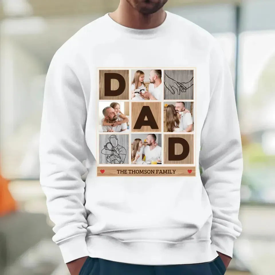 Hold This And Consider It A Big Hug - Personalized Gifts For Dad - Unisex T-Shirt