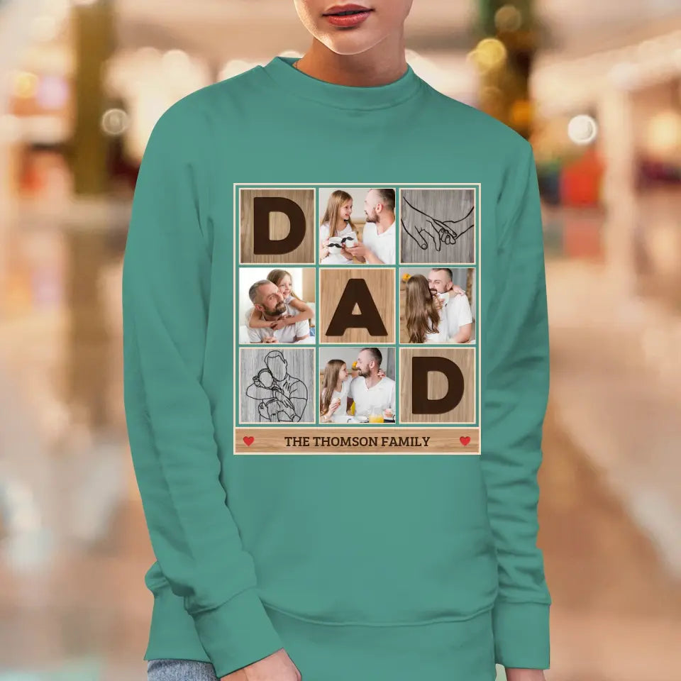 Hold This And Consider It A Big Hug - Personalized Gifts For Dad - Unisex Sweater