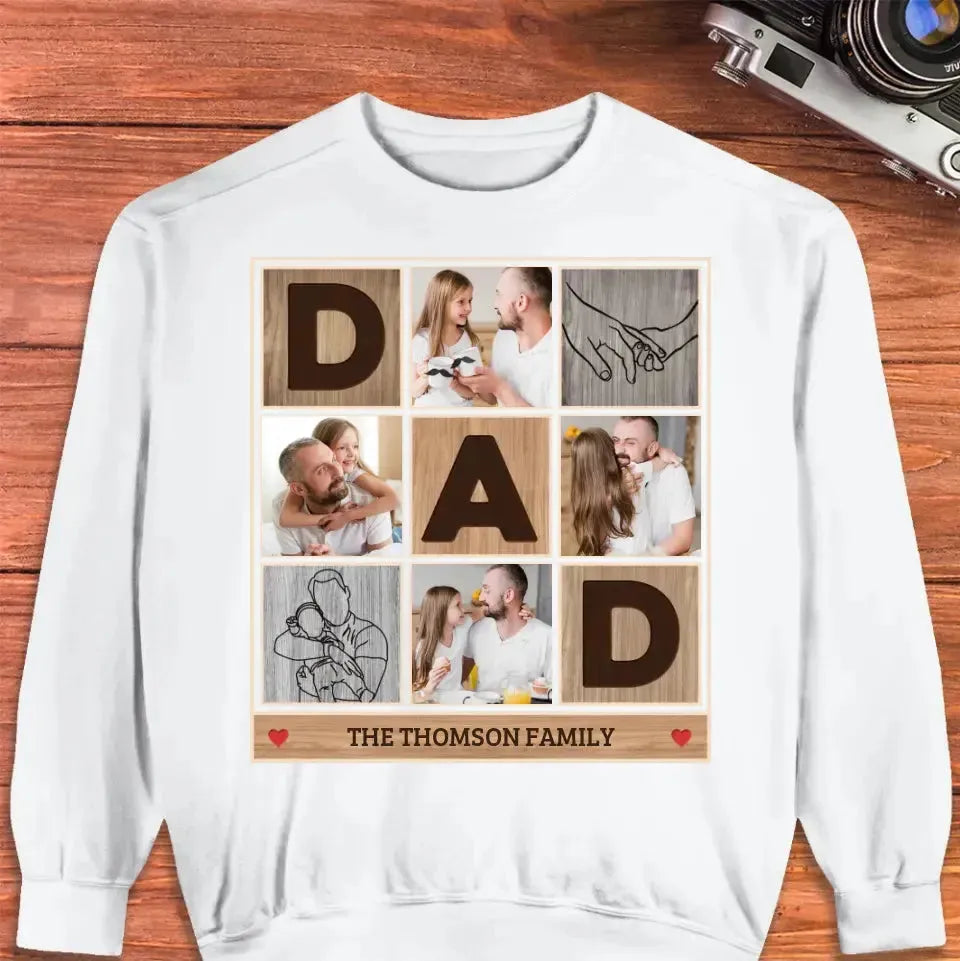 Hold This And Consider It A Big Hug - Personalized Gifts For Dad - Unisex Sweater