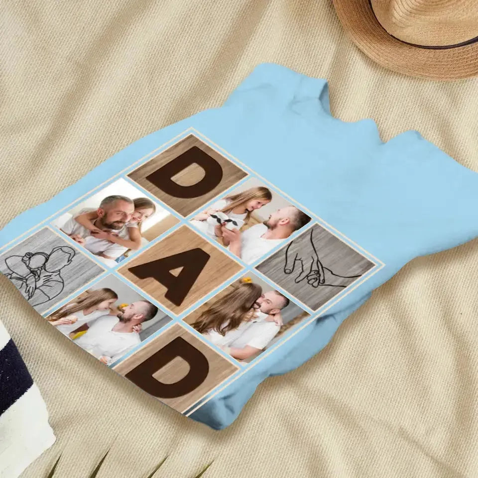 Hold This And Consider It A Big Hug - Personalized Gifts For Dad - Unisex T-Shirt