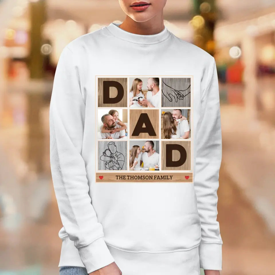 Hold This And Consider It A Big Hug - Personalized Gifts For Dad - Unisex Sweater