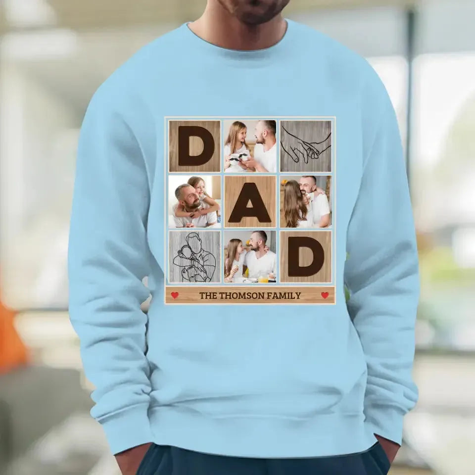 Hold This And Consider It A Big Hug - Personalized Gifts For Dad - Unisex Sweater