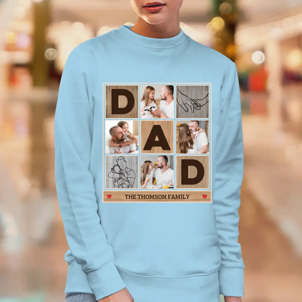 Hold This And Consider It A Big Hug - Personalized Gifts For Dad - Unisex Sweater