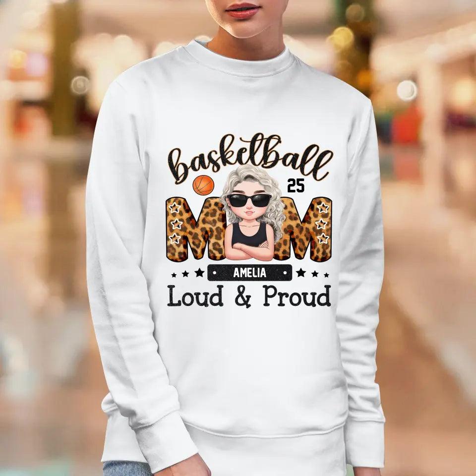 Loud and Proud Mom - Custom Name - Personalized Gifts For Mom - T-Shirt