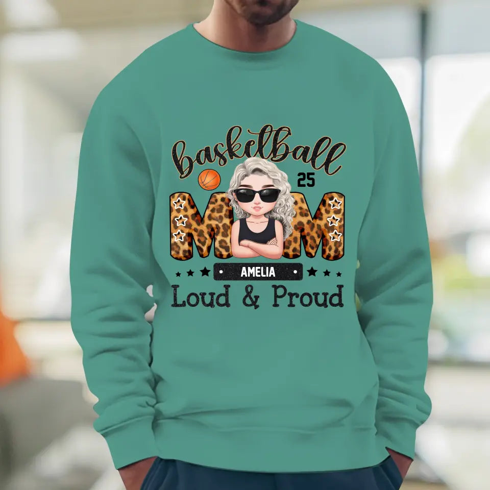 Loud and Proud Mom - Custom Name - Personalized Gifts For Mom - Sweater