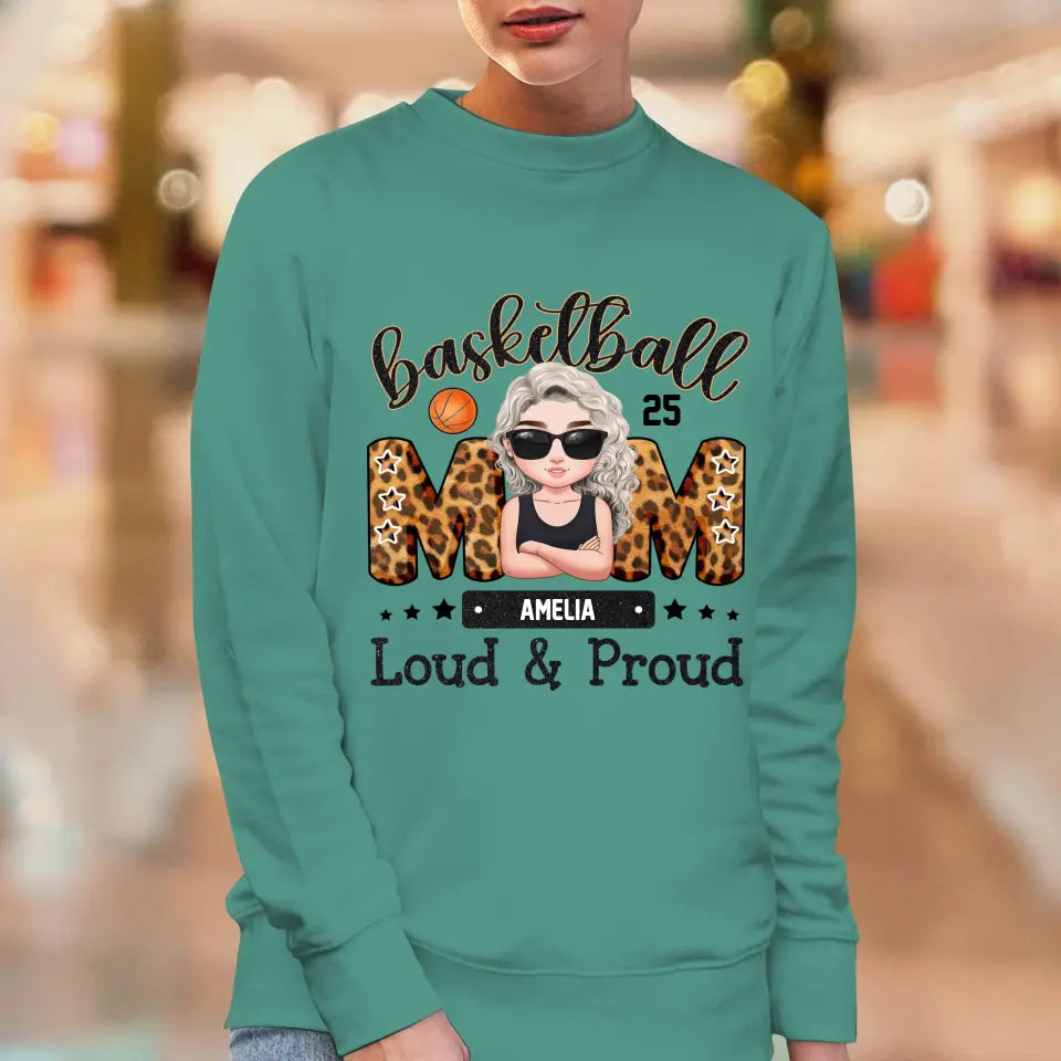 Loud and Proud Mom - Custom Name - Personalized Gifts For Mom - Sweater