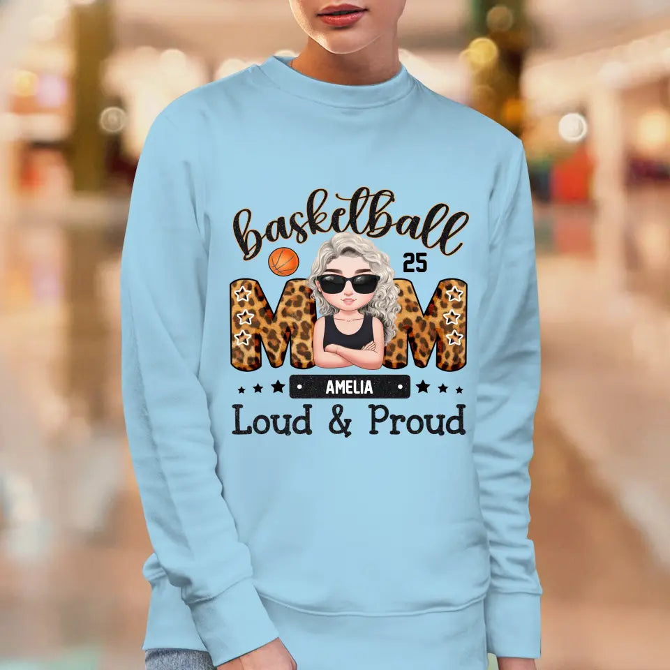 Loud and Proud Mom - Custom Name - Personalized Gifts For Mom - T-Shirt