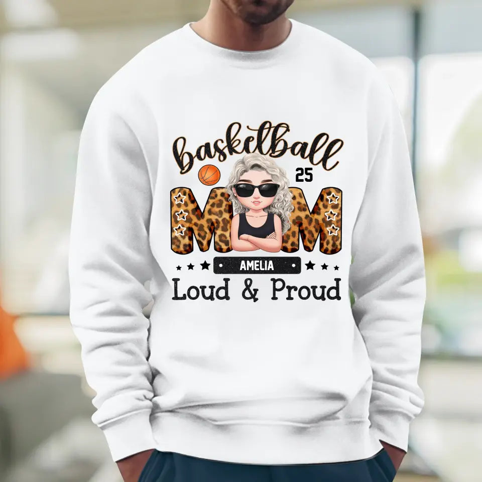 Loud and Proud Mom - Custom Name - Personalized Gifts For Mom - Sweater