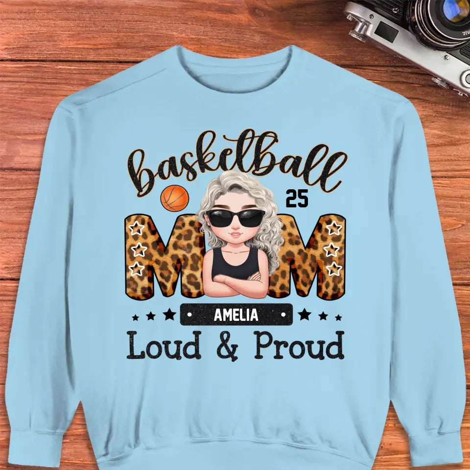 Loud and Proud Mom - Custom Name - Personalized Gifts For Mom - Sweater