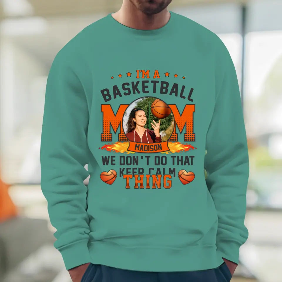 Mom Keeps Calm Thing - Custom Photo - Personalized Gifts For Mom - Hoodie