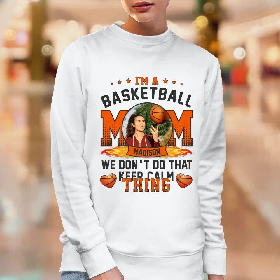 Mom Keeps Calm Thing - Custom Photo - Personalized Gifts For Mom - Hoodie