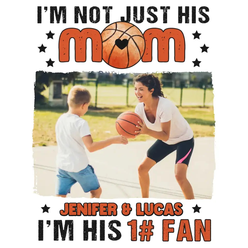 I'm Not Just His Mom  - Custom Photo - Personalized Gifts For Mom - Hoodie