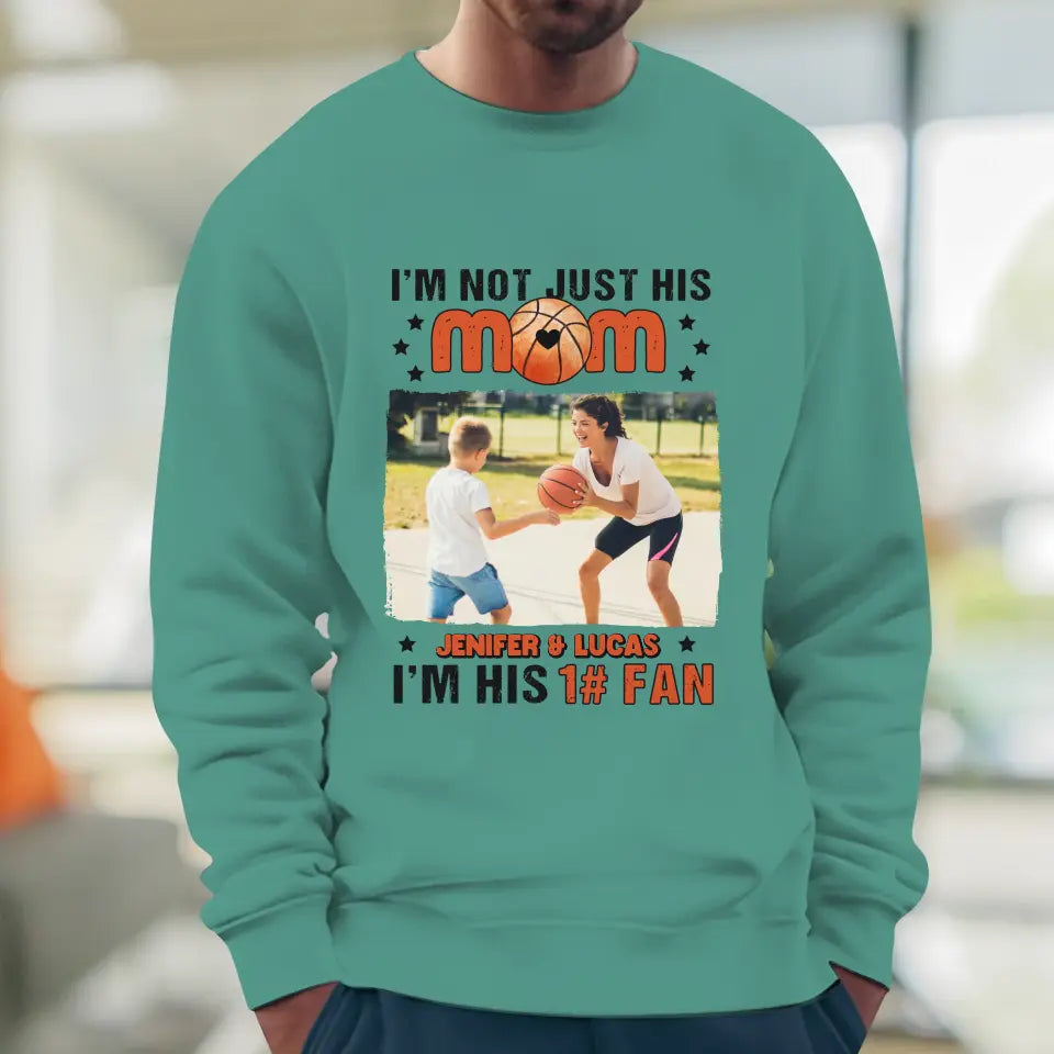 I'm Not Just His Mom  - Custom Photo - Personalized Gifts For Mom - Hoodie