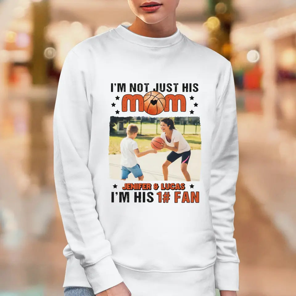 I'm Not Just His Mom  - Custom Photo - Personalized Gifts For Mom - Hoodie