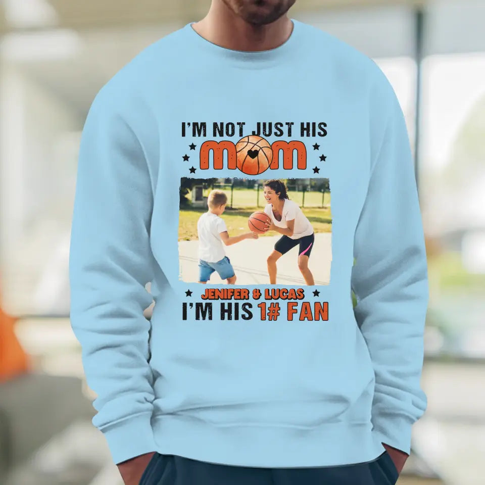 I'm Not Just His Mom  - Custom Photo - Personalized Gifts For Mom - Hoodie