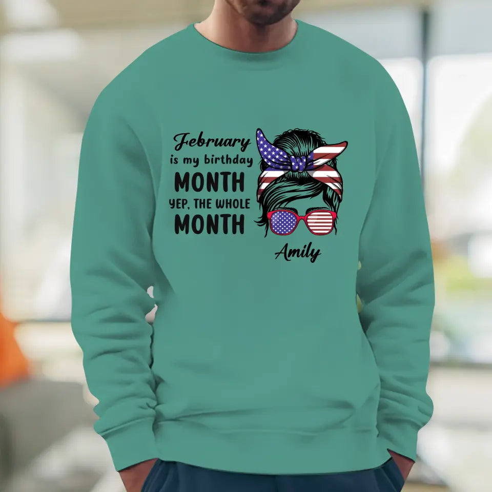 My Birthday Month  - Custom Month - Personalized Gifts For Mom - T-Shirt