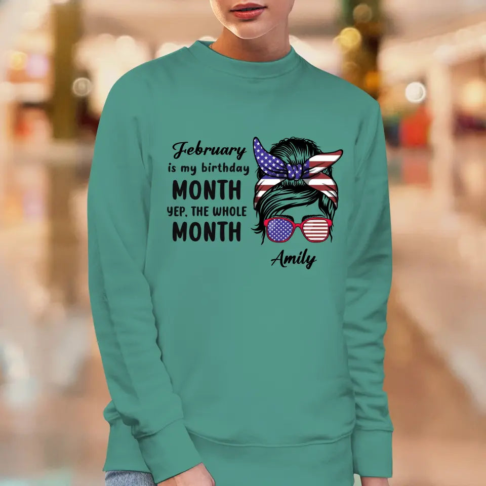 My Birthday Month  - Custom Month - Personalized Gifts For Mom - T-Shirt