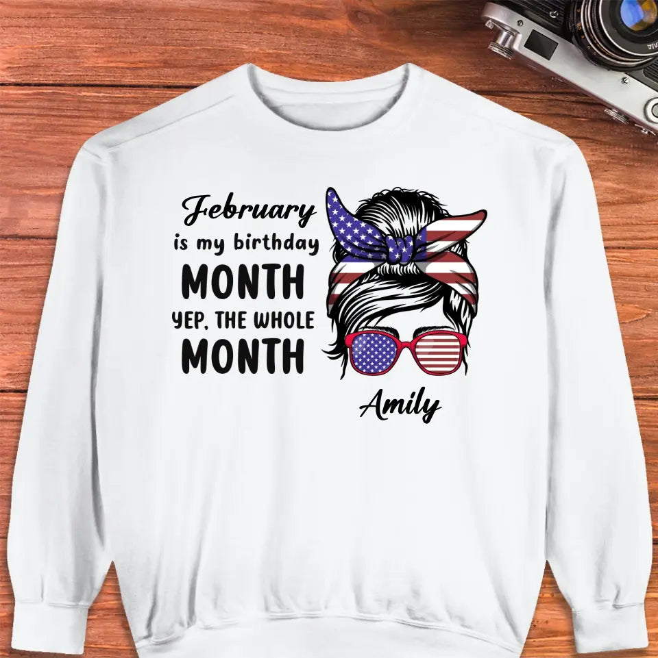 My Birthday Month  - Custom Month - Personalized Gifts For Mom - T-Shirt