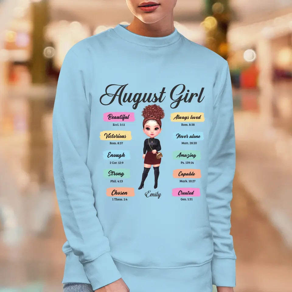 Queens Are Born - Custom Month - Personalized Gifts For Her - Hoodie