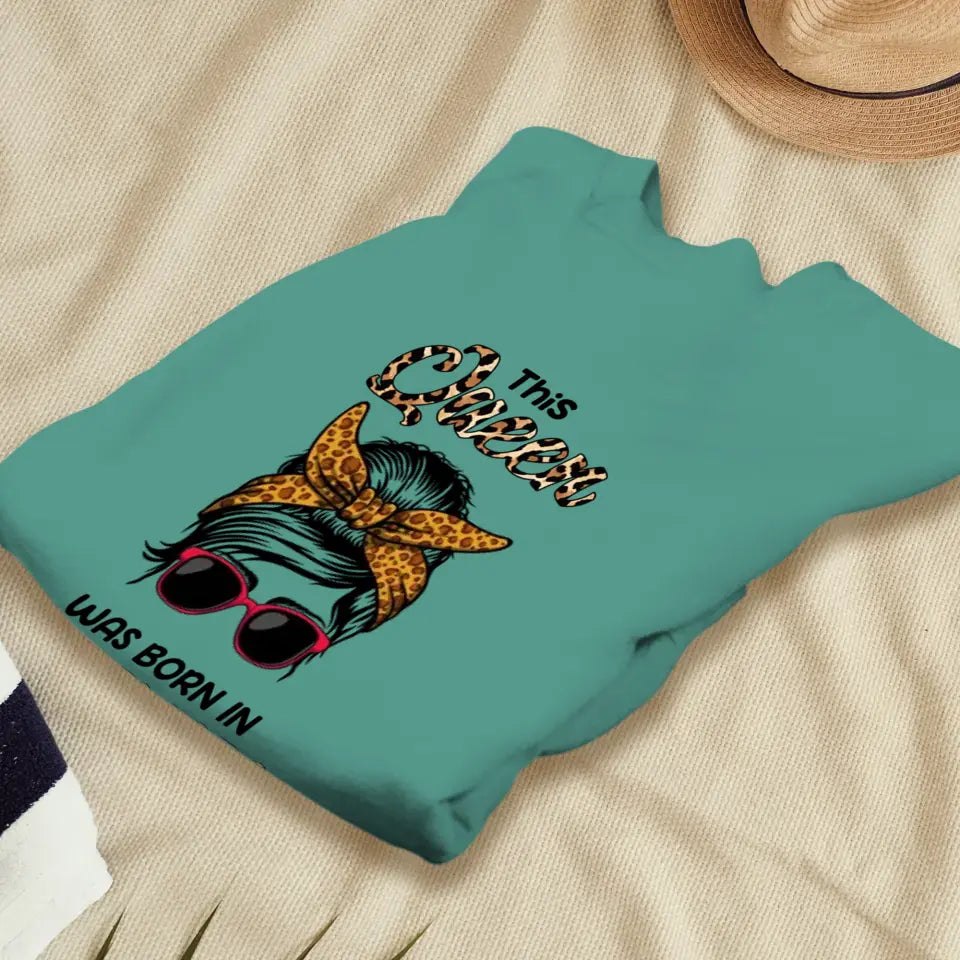 This Queen Was Born in September - Custom Month - Personalized Gifts For Her - Sweater