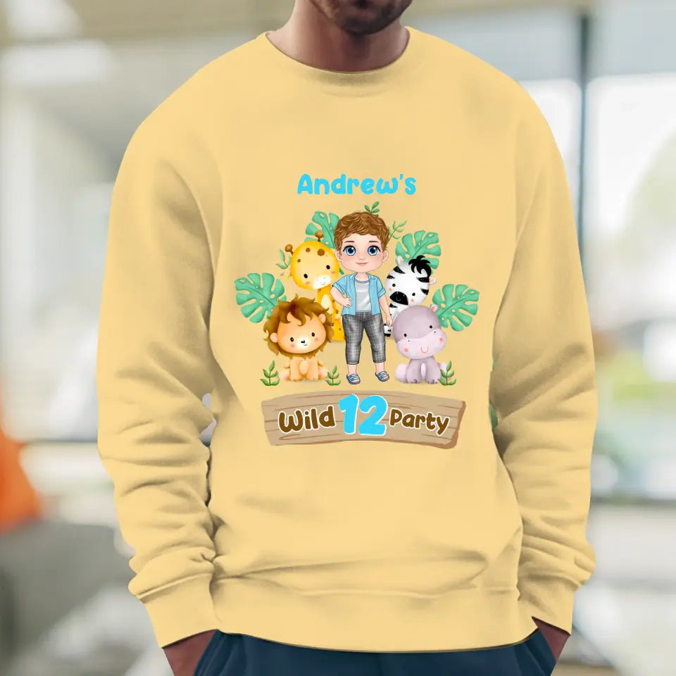 Wild Party - Custom Name - Personalized Gifts For Son - Unisex T-Shirt