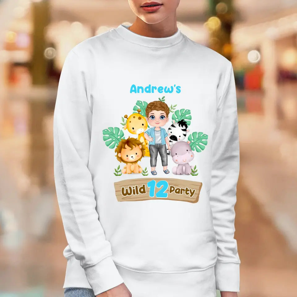 Wild Party - Custom Name - Personalized Gifts For Son - Unisex T-Shirt