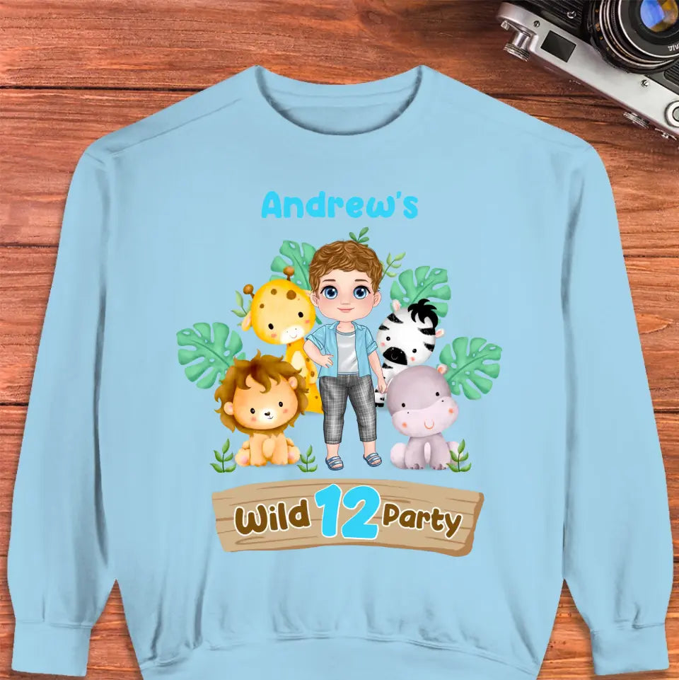 Wild Party - Custom Name - Personalized Gifts For Son - Unisex T-Shirt