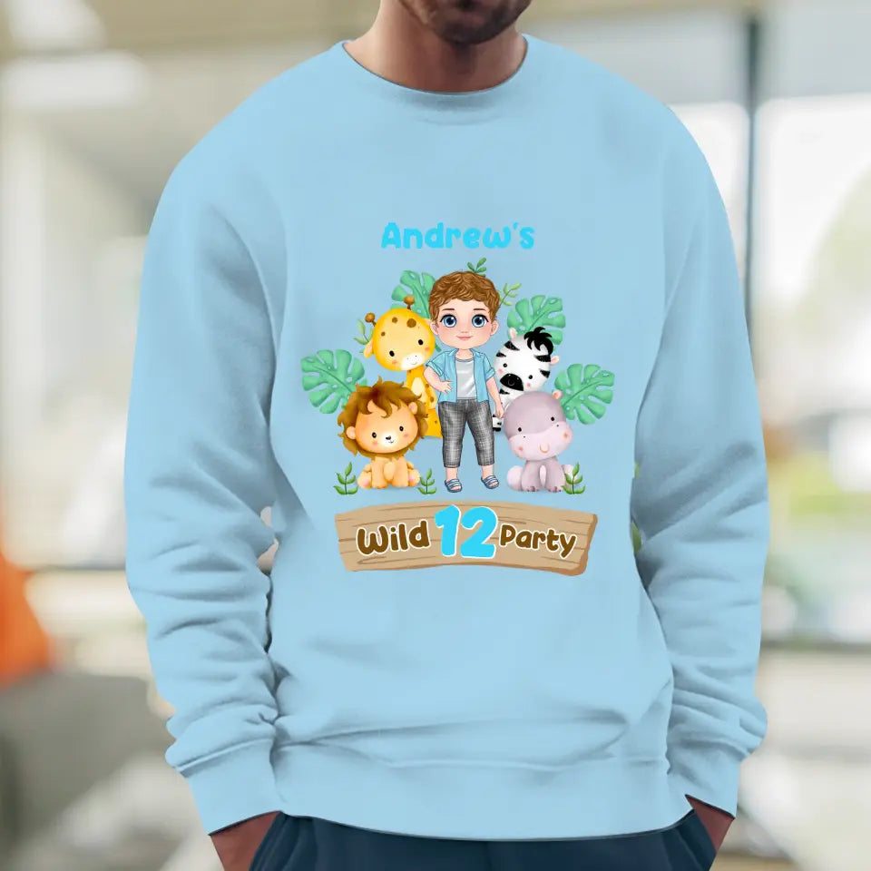 Wild Party - Custom Name - Personalized Gifts For Son - Unisex T-Shirt