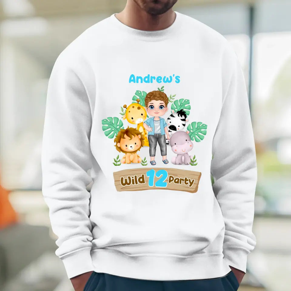 Wild Party - Custom Name - Personalized Gifts For Son - Unisex Sweater