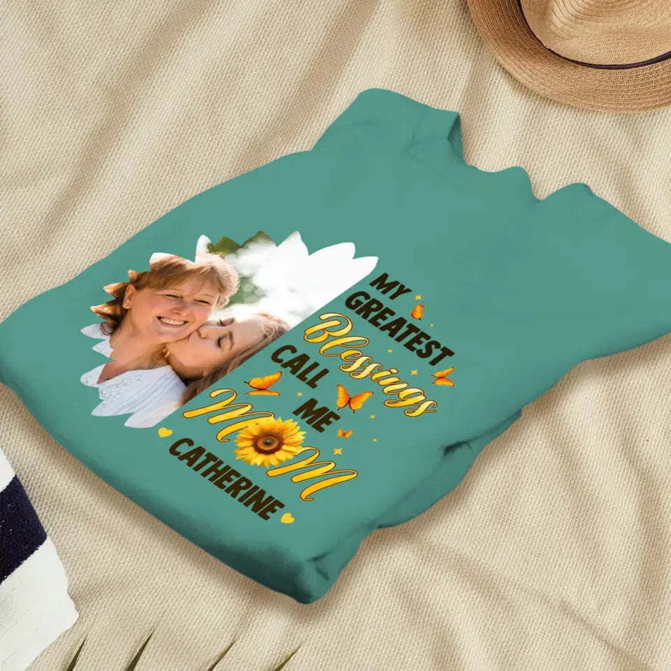 My Greatest Blessings - Custom Name - Personalized Gifts For Mom - Sweater