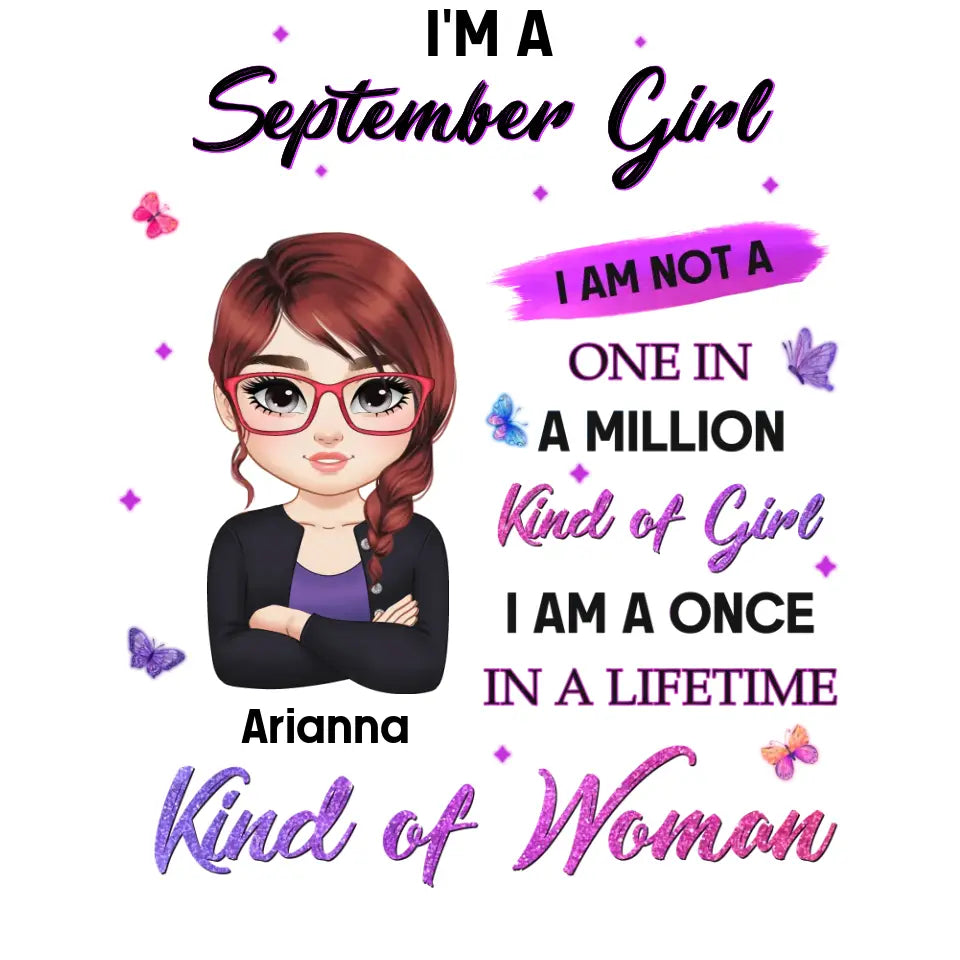 Kind Of Girl - Custom Month - Personalized Gifts For Her - Sweater