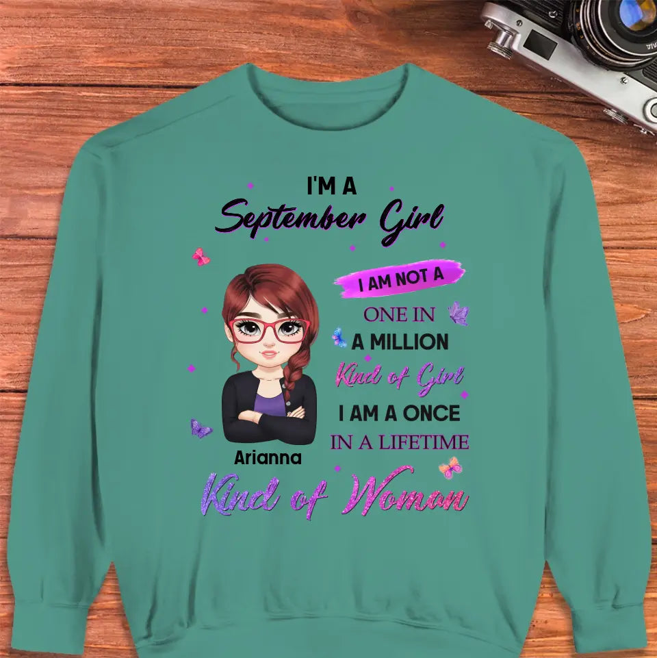 Kind Of Girl - Custom Month - Personalized Gifts For Her - Sweater