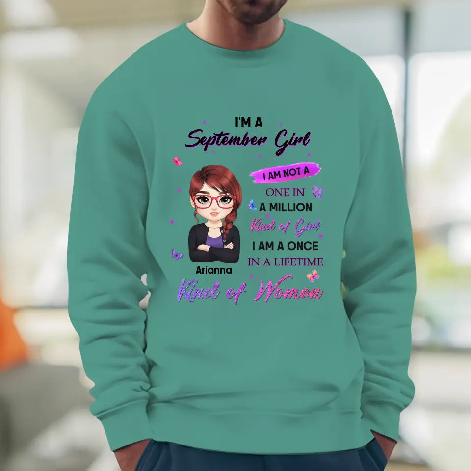 Kind Of Girl - Custom Month - Personalized Gifts For Her - Sweater