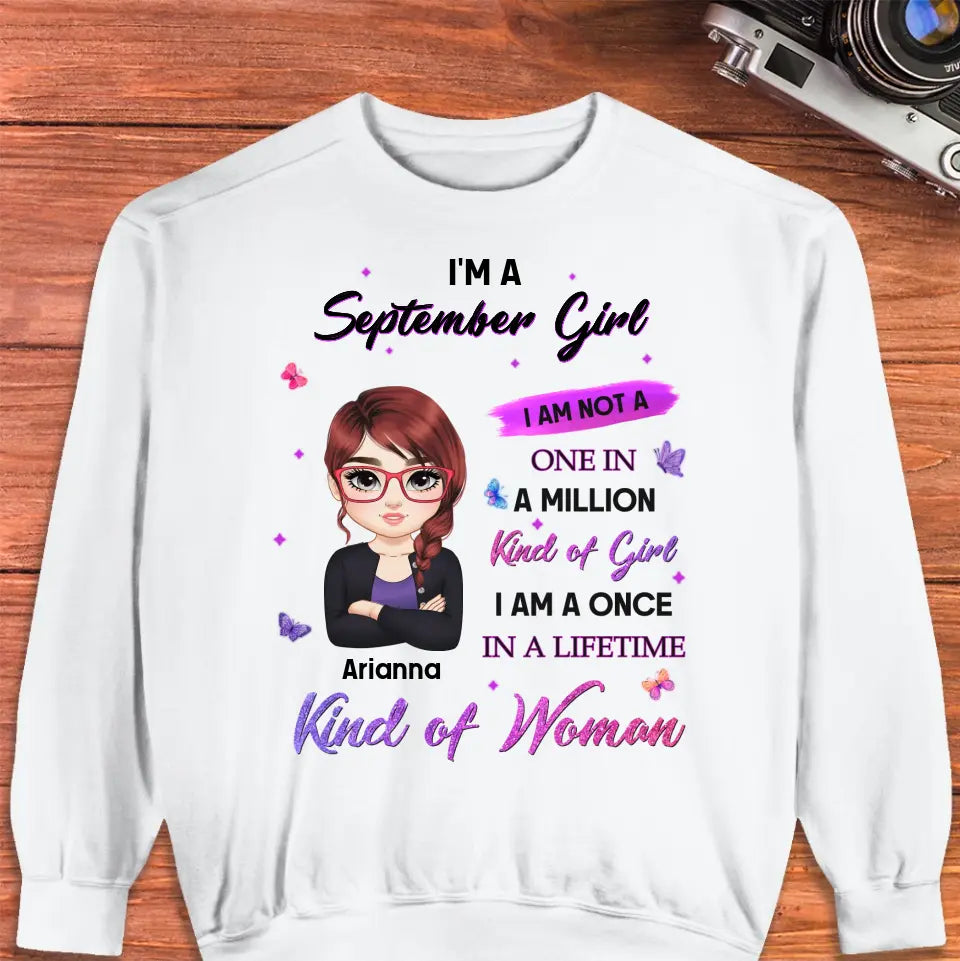 Kind Of Girl - Custom Month - Personalized Gifts For Her - Sweater