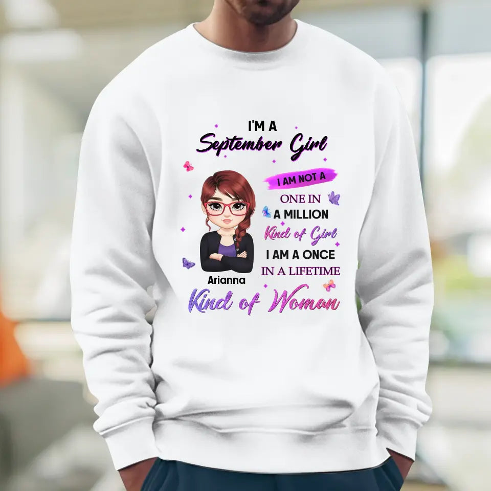 Kind Of Girl - Custom Month - Personalized Gifts For Her - Sweater