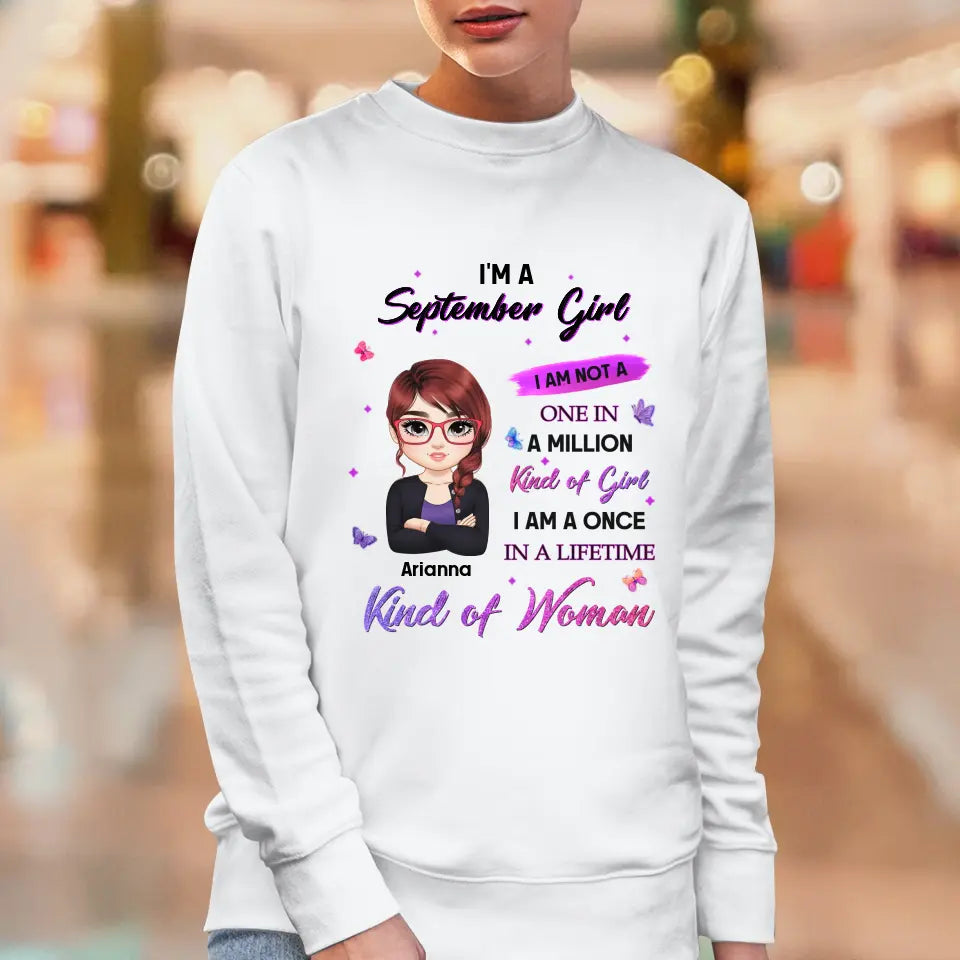 Kind Of Girl - Custom Month - Personalized Gifts For Her - Sweater