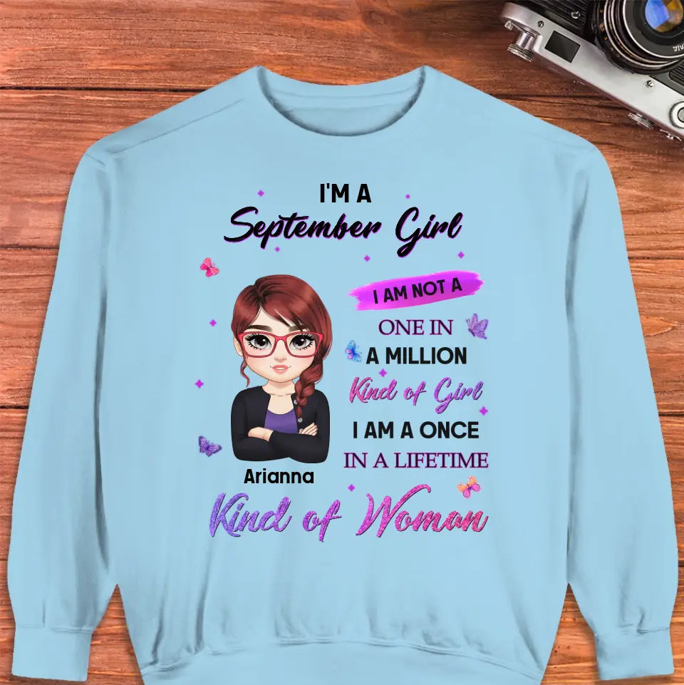 Kind Of Girl - Custom Month - Personalized Gifts For Her - Sweater