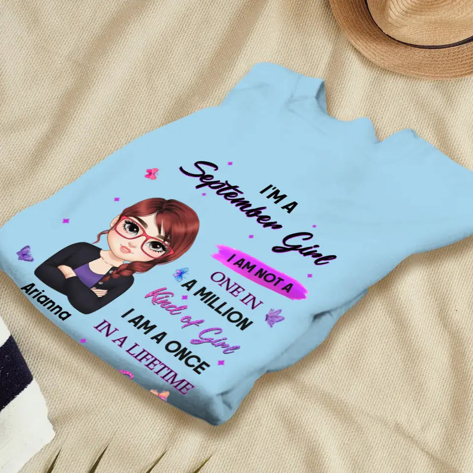 Kind Of Girl - Custom Month - Personalized Gifts For Her - Sweater