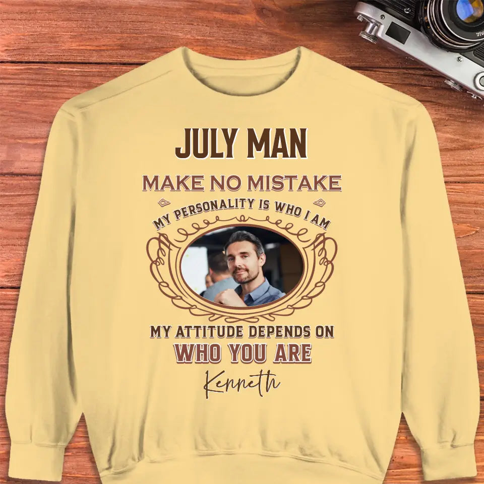 Make No Mistake - Custom Photo - Personalized Gifts For Him - T-Shirt