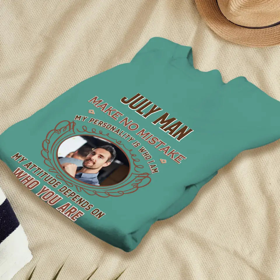 Make No Mistake - Custom Photo - Personalized Gifts For Him - T-Shirt