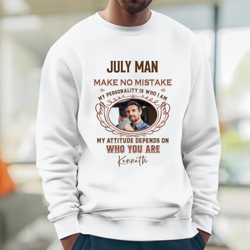 Make No Mistake - Custom Photo - Personalized Gifts For Him - T-Shirt