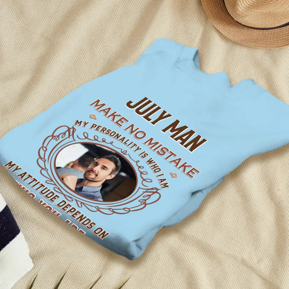 Make No Mistake - Custom Photo - Personalized Gifts For Him - T-Shirt