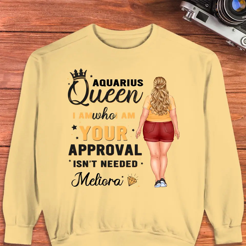 Your Approval - Custom Zodiac - Personalized Gifts For Her - Sweater