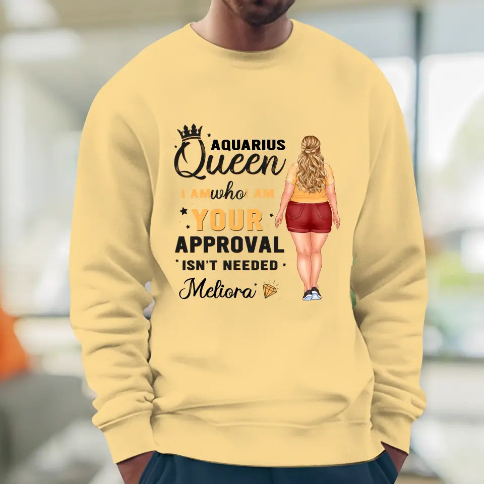 Your Approval - Custom Zodiac - Personalized Gifts For Her - Sweater