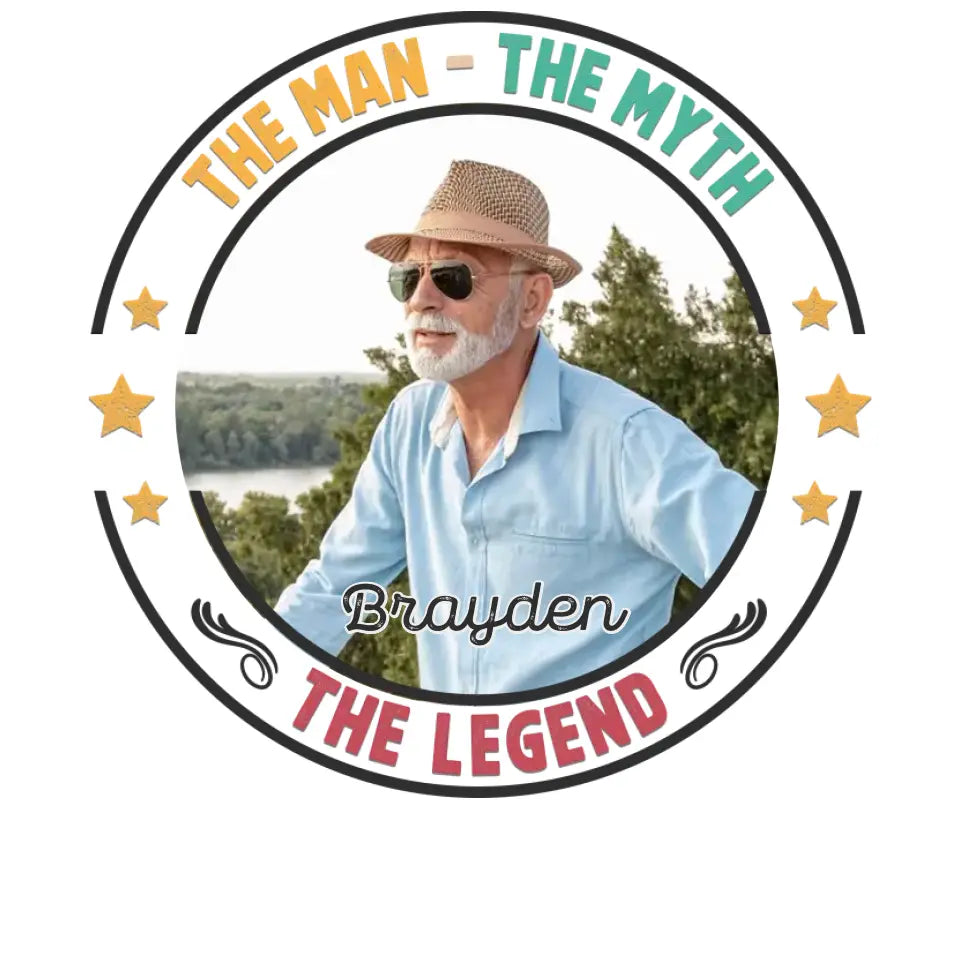 The Man Has Retired- Custom Photo - Personalized Gifts For Dad - T-Shirt