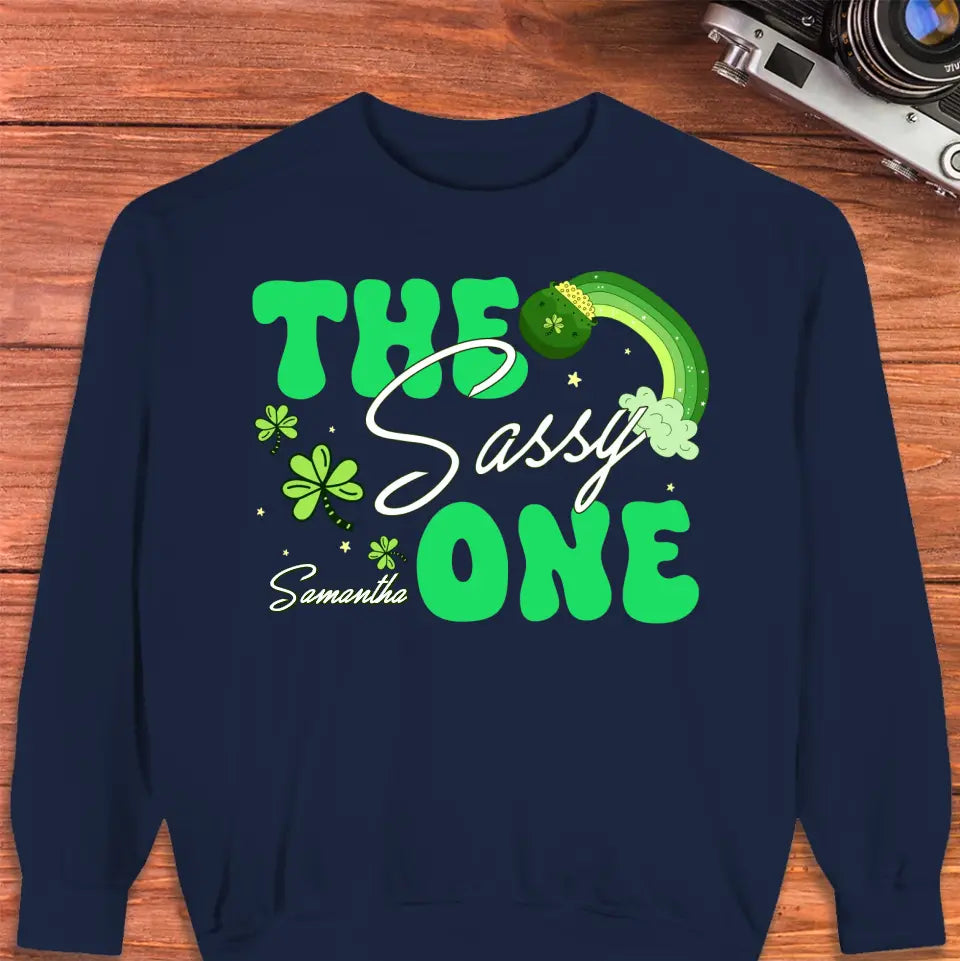 The Drunk One - Custom Quote - Personalized Gifts For Yourself - Sweater