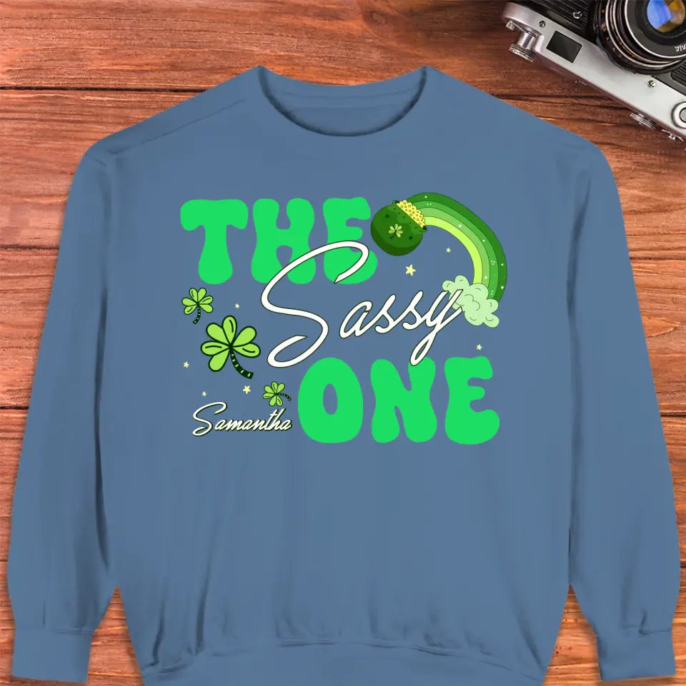 The Drunk One - Custom Quote - Personalized Gifts For Yourself - Sweater