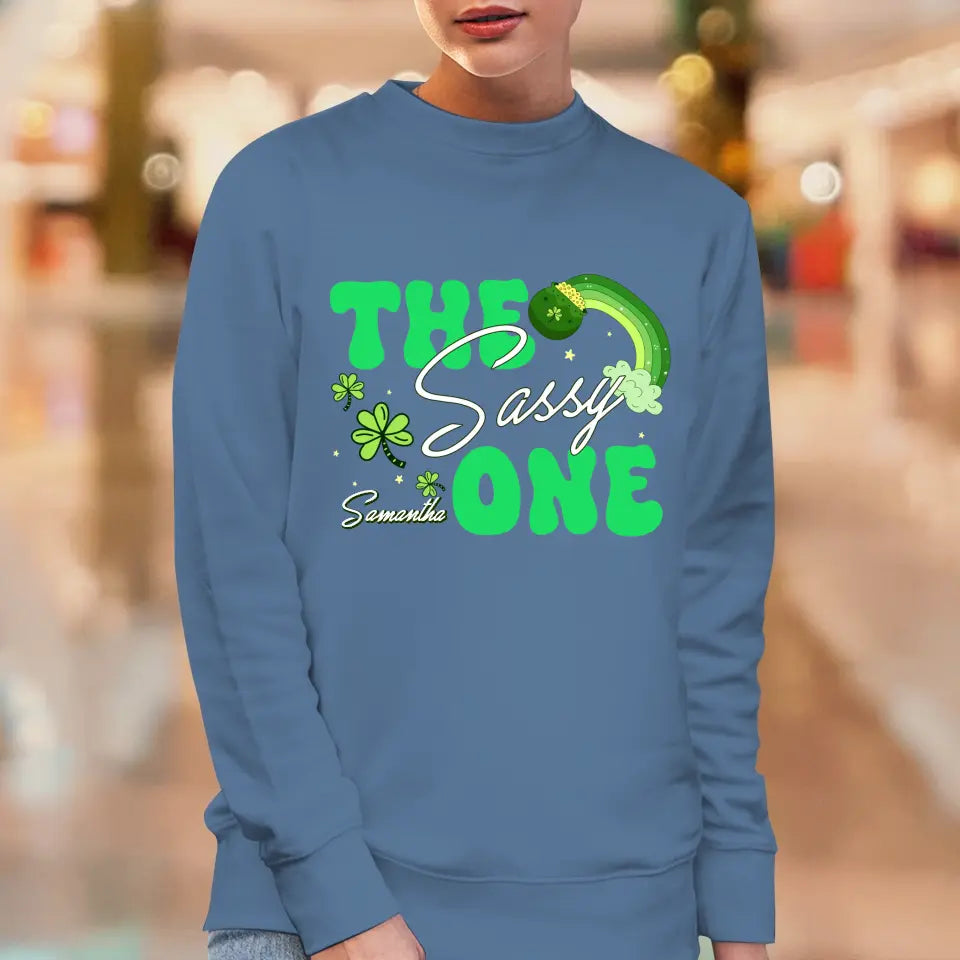 The Drunk One - Custom Quote - Personalized Gifts For Yourself - Sweater