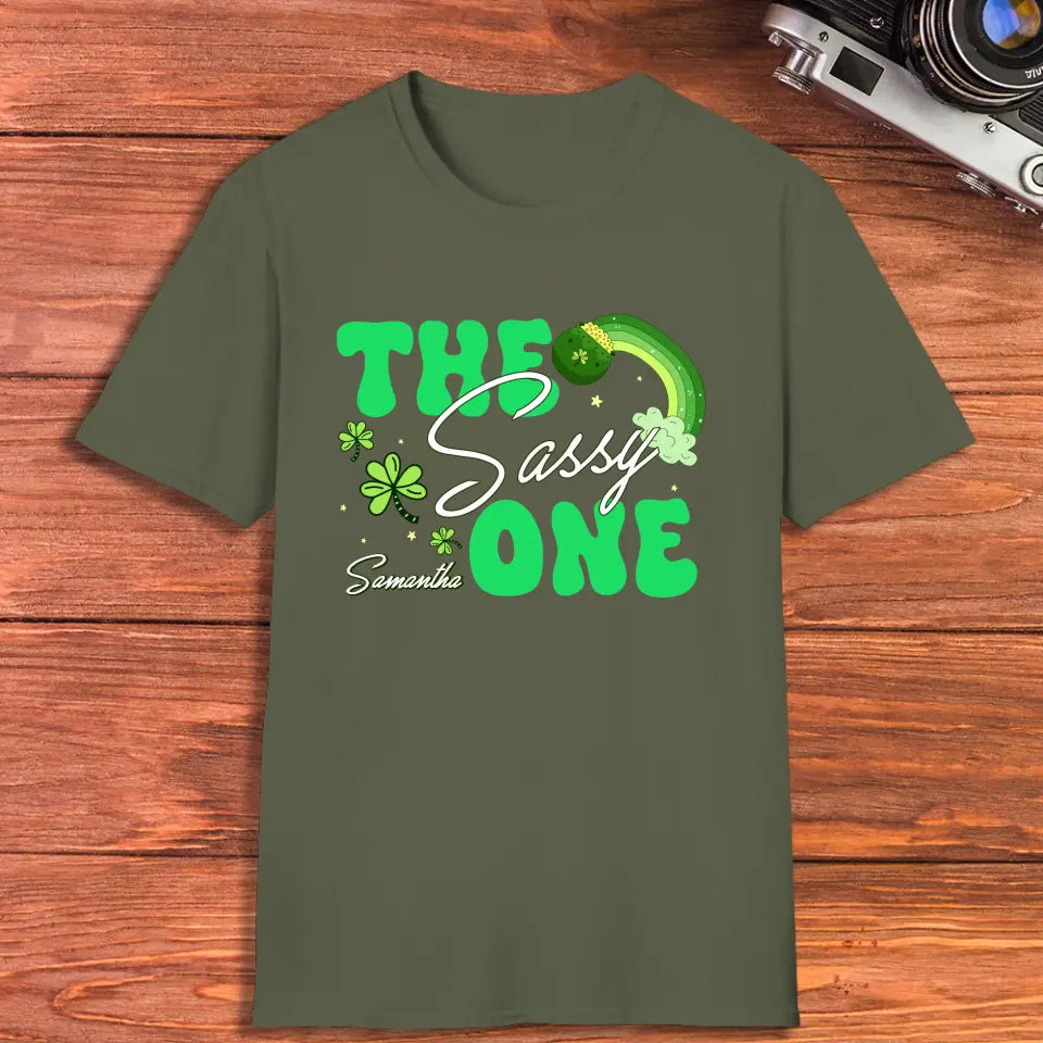 The Drunk One - Custom Quote - Personalized Gifts 
 For Yourself - T-Shirt